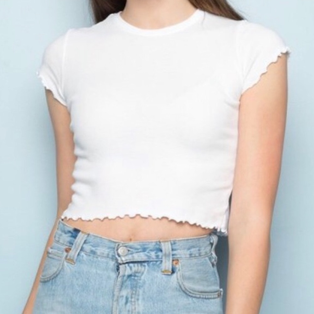BUY 2 GET 1! Brandy sky blue crop top